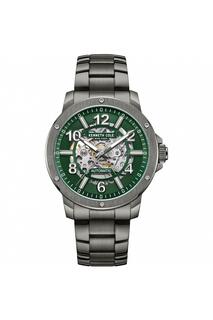 Модные аналоговые автоматические часы из нержавеющей стали - Kcwgl0013101 Kenneth Cole, зеленый