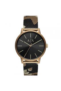 Модные аналоговые кварцевые многофункциональные часы из нержавеющей стали - Ax2754 Armani Exchange, черный