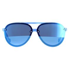 Авиатор Светло-Синее Зеркало ML0063 Moncler, синий