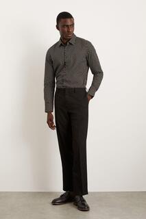 Индивидуальные черные элегантные брюки Burton, черный