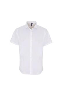 Рубашка из поплина стрейч с короткими рукавами Premier, белый Premier.