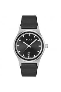 Модные аналоговые кварцевые часы Candor из нержавеющей стали - 1514075 BOSS, черный