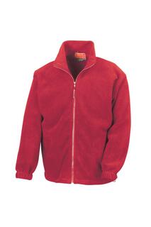 Активная флисовая куртка с полной молнией и защитой от скатывания Result, красный