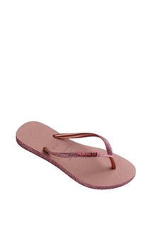 Шлепанцы Havaianas Slim Sparkle II Debenhams, розовый