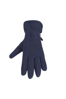 Активные термофлисовые перчатки против скатывания Result, темно-синий