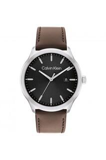 Модные аналоговые кварцевые часы Define из стерлингового серебра - 25200354 CALVIN KLEIN, черный