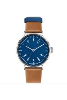 Модные аналоговые кварцевые часы Dempsey из нержавеющей стали - Bkpdps301 Ted Baker, синий