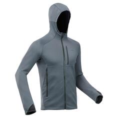 Флисовая куртка Decathlon для походов — капюшон Mh520 Quechua, черный