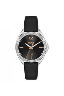 Модные аналоговые кварцевые часы Felina из нержавеющей стали — 1502624 BOSS, черный