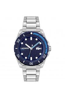 Модные аналоговые кварцевые часы Finn из нержавеющей стали - 2011286 Lacoste, синий