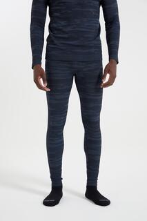 Альпийские бесшовные брюки Дышащие брюки с камуфляжным принтом Mountain Warehouse, синий