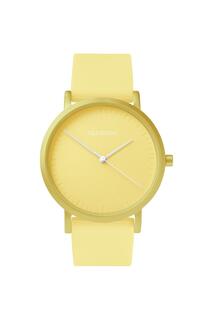 Алюминиевые классические аналоговые кварцевые часы Palette - 40551 Sekonda, желтый