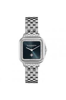 Модные аналоговые кварцевые часы Grosvenor из нержавеющей стали — 24000083 Olivia Burton, синий