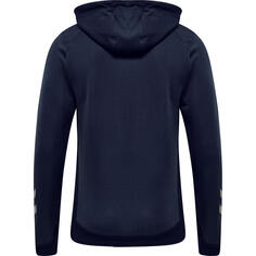 Толстовка с капюшоном Hmllead Poly Hoodie Mens HUMMEL, бирюзовый/темно-синий/темно-синий