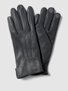 Сенсорные перчатки из кожи модель Nappa Glove Esprit, антрацит