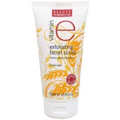 Скраб для лица Vitamin E Exfoliante Facial Scrub Beauty Formulas, 150 ml