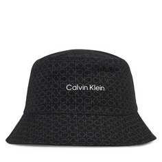 Шляпа Calvin Klein MonogramReversible Bucket, черный