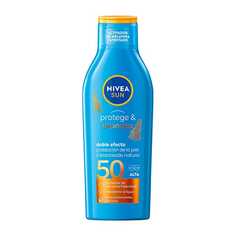 Солнцезащитное молочко Protect &amp; Tan SPF 50 200 мл Nivea