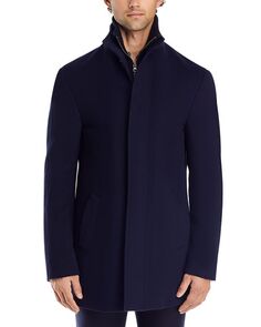 Кашемировое автомобильное пальто стандартного кроя The Men&apos;s Store at Bloomingdale&apos;s, цвет Blue