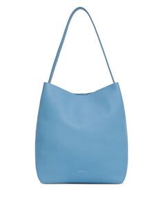 Маленькие кожаные кабины на каждый день Mansur Gavriel, цвет Blue