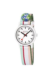 Классические аналоговые кварцевые часы Essence пластик/смола — Ms132110Lf Mondaine, белый