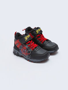 Треккинговые ботинки на липучках для мальчиков с лицензией Человека-паука LCW Steps