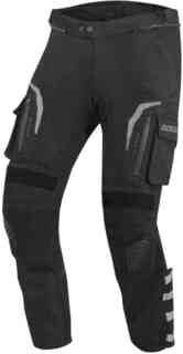 Водонепроницаемые мотоциклетные кожаные/текстильные брюки Explorer-Z Bogotto, черный