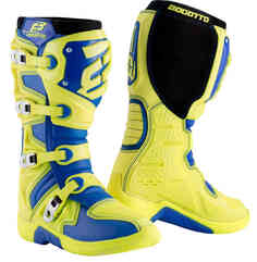 Ботинки для мотокросса MX-6 Bogotto, синий/желтый