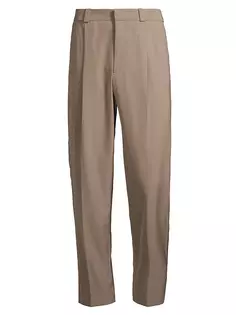 Костюмные брюки из смесовой шерсти Jantiber Acne Studios, серый