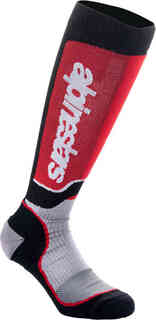 Плюс носки для мотокросса Alpinestars, черный красный
