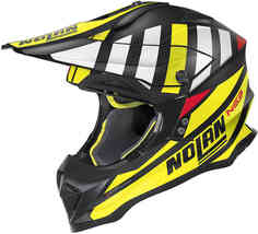 N53 Шлем для мотокросса Cliffjumper Nolan, черный/желтый/белый