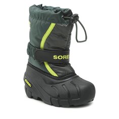 Ботинки Sorel ChildrensFlurry, зеленый/черный