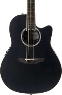 Акустическая гитара Applause AB28-5S Standard Shallow Acoustic-Electric Guitar, Black Satin Ovation