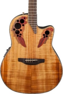 Акустическая гитара Ovation CE44P Celebrity Elite Plus Mid-Depth A/E Figured Koa