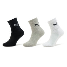 Носки Puma JuniorCrew Sock, 3 шт, серый/черный/белый