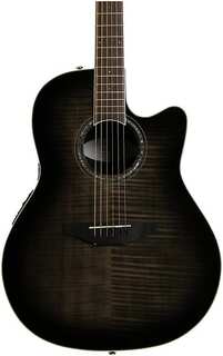 Акустическая гитара Ovation Celebrity Standard Plus Mid-Depth Acoustic-Electric Guitar - Trans Black