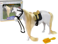 Фигурка лошади Лошадь, расчесывающая белую гриву Lean Toys
