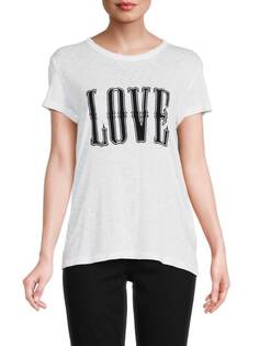 Футболка ZADIG &amp; VOLTAIRE Walk Chine Love, blanc