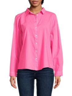 Рубашка с заниженными плечами Devyn Velvet, розовый