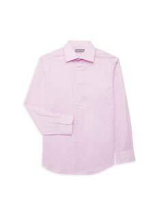 Рубашка классического кроя на пуговицах для мальчика Michael Kors, розовый