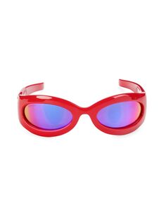 Солнцезащитные очки 60MM Gucci, розовый