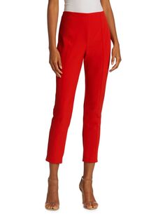 Укороченные брюки Гонолулу Veronica Beard, цвет Flame Red
