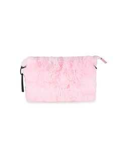 Сумка через плечо из искусственного меха Luxe Faux Fur, розовый