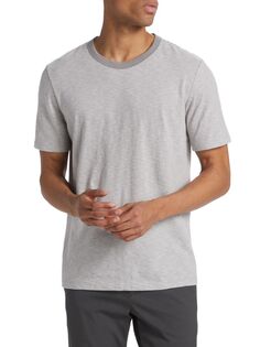 Полосатая футболка Essential Theory, цвет Force Grey White