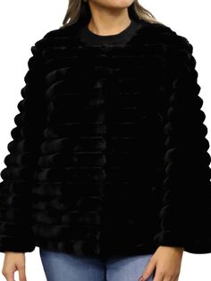 Куртка из искусственного меха La Fiorentina, черный