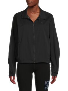 Куртка на молнии со складками DKNY, черный