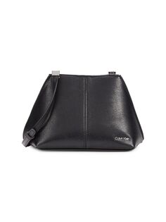 Миниатюрная сумка через плечо из гранита Calvin Klein, черный