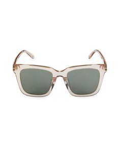 Квадратные солнцезащитные очки 55 мм Tom Ford, серый