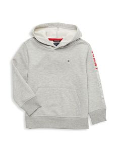 Толстовка с логотипом для мальчиков Tommy Hilfiger, цвет Grey Heather