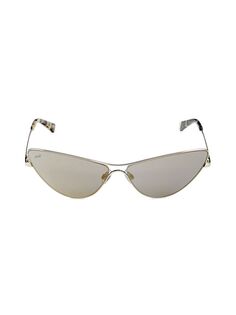 Овальные солнцезащитные очки 65MM Marcolin, серый